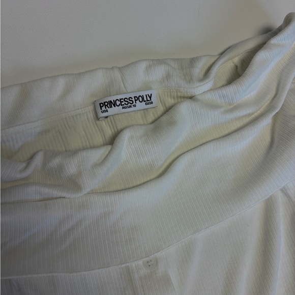 Off-Shoulder Princess Polly Ribbed Top - Picture 6 of 6